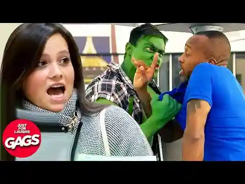 Customer Hulks Out At Sales Associate | Just For Laughs Gags