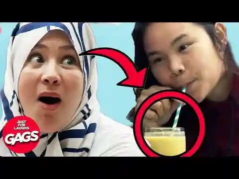 Gut Health Smoothie Prank | Just For Laughs Gags
