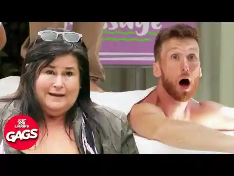 His mom caught him... | Just For Laughs Gags