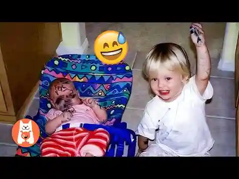 Videos de Risa 😂 Momentos Fallidos Bebés Causan Grandes Problemas |  Compilaciones Graciosas