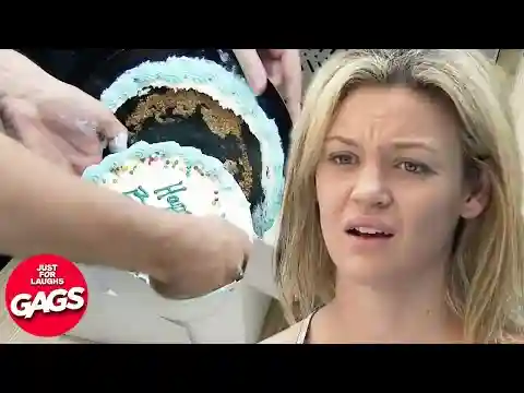 $500 Dollar Cake Fail | Just For Laughs Gags