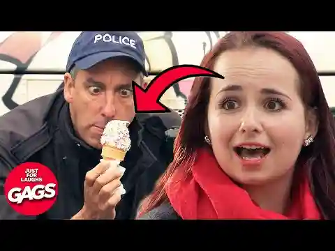 Florida Cop Ice Cream Thief | Just For Laughs Gags