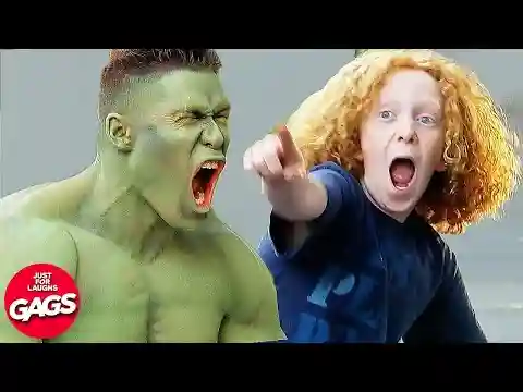 Hulk Defends Bullied Kids | Just For Laughs Gags