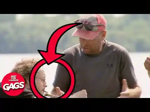 Fishing Accident Caught On Camera | Just For Laughs Gags