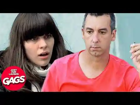 French Boyfriend Won't Quit Smoking | Just For Laughs Gags