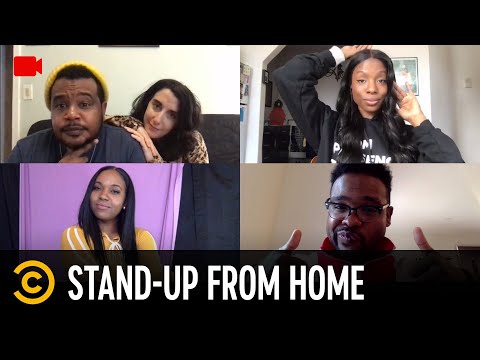 Comedians Put On a Virtual Stand-Up Show from Their Houses (feat. Sydnee Washington) #AloneTogether