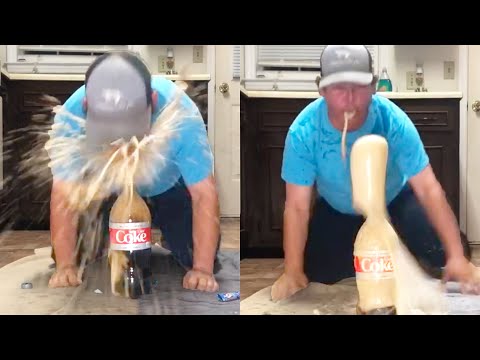 DIET COKE & MENTOS GONE WRONG | FUNNY VINES