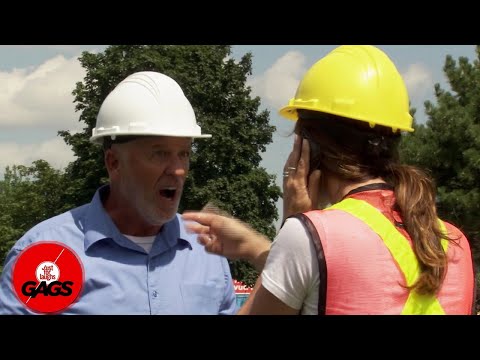 Karen gets mad at the foreman.. | Just For Laughs Gags