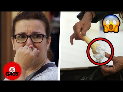 She really wants to eat this "ice cream" ?! | Just For Laughs Gags