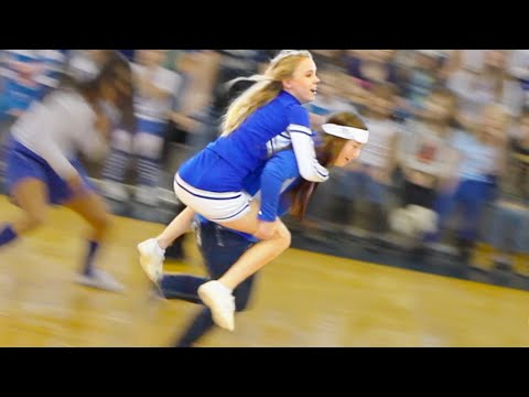 STUDENTS FALL DOWN DURING PEP RALLY | BACK TO SCHOOL FAILS